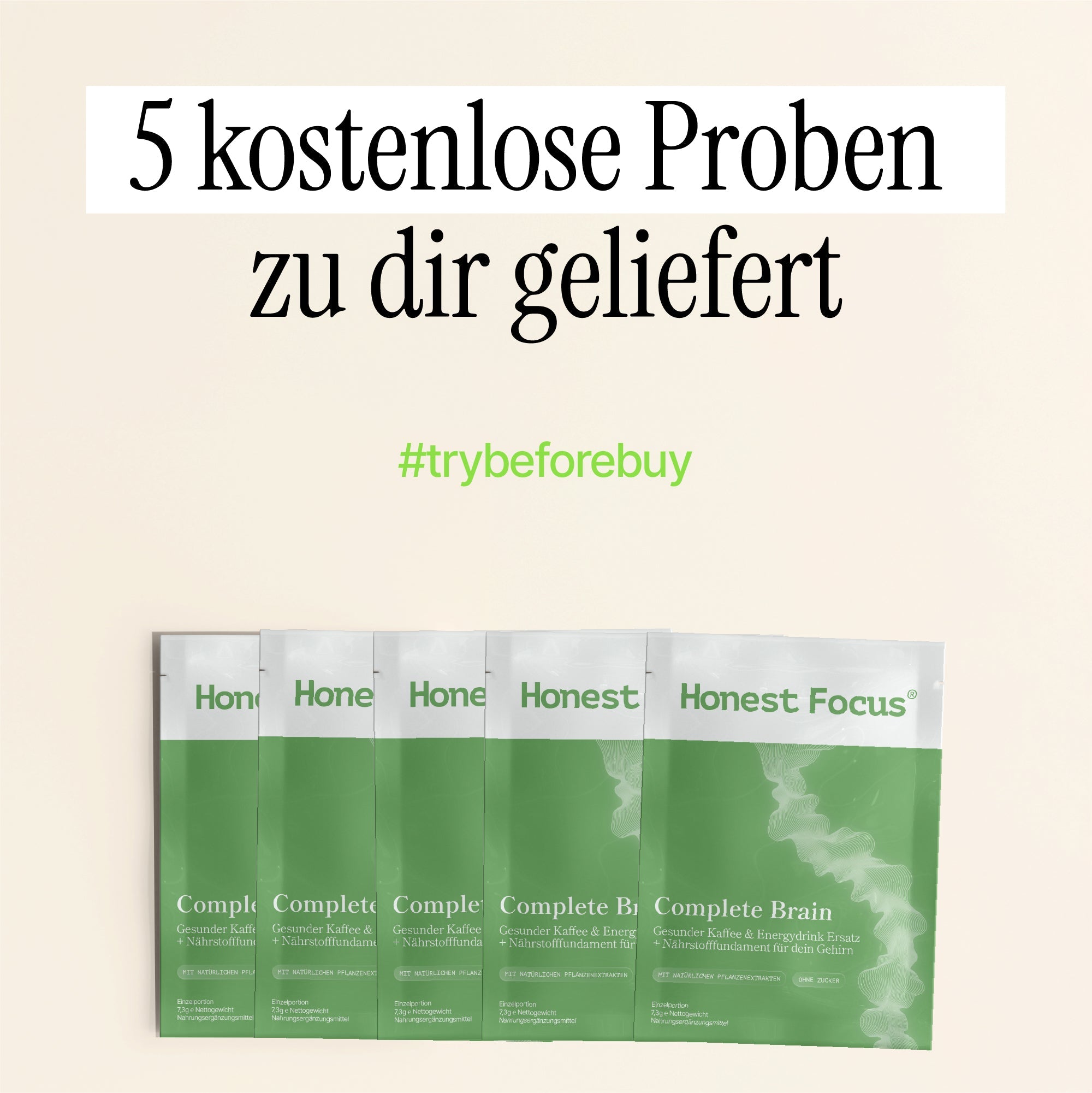 Gehirn-Nährstoffdrink Probierpaket | Honest Focus®